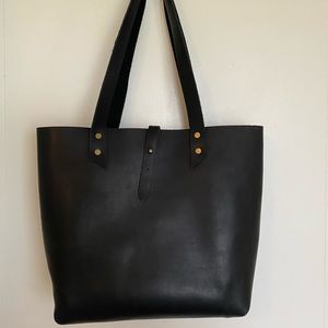 Leather Tote (black)